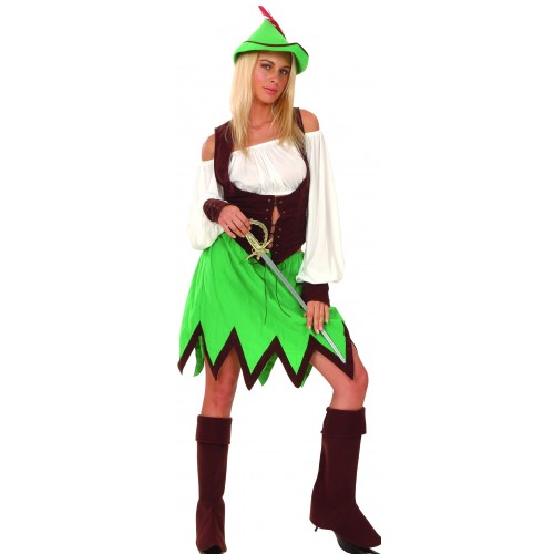  DISFRAZ T-UNICA CHICA ROBIN HOOD