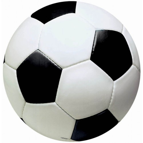 PAQ.12/U SILUETA FORMA BALON FUTBOL