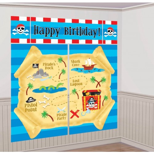 CARTEL PARED DECO PIRATA