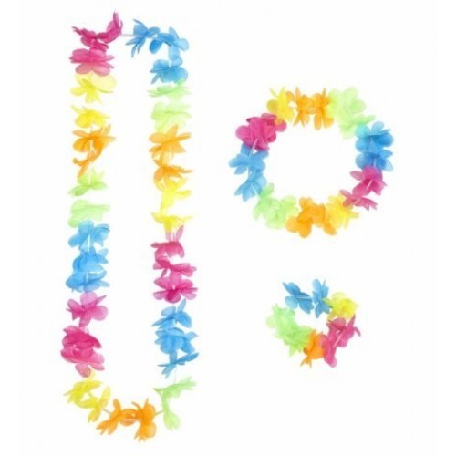 SET COLLAR CORONA HAWAIANO FLUOR
