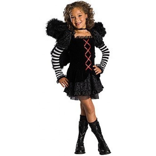 DISFRAZ 5A7AÑOS ANGEL NEGRO