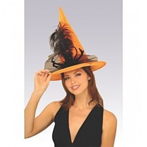 SOMBRERO TERCIOPELO NARANJA ARANA C/PLUM