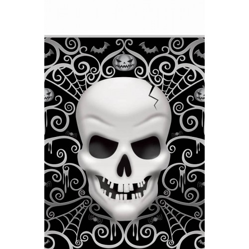 MANTEL PL CALAVERA HALLOWEEN 137X259CM