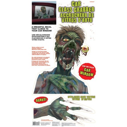 ADHESIVO VENTANA ZOMBI HALLOWEEN