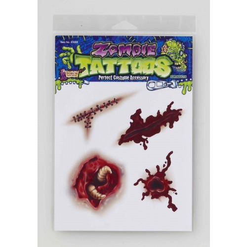 BLISTER TATTOOS CICATRIZ ZOMBI