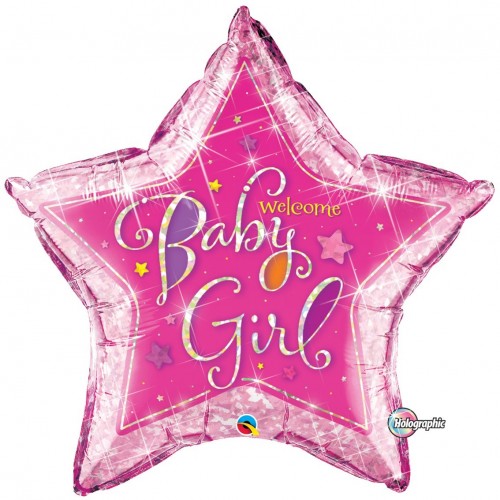 $D GLOBO 36" FOIL ESTRELLA WELCOME GIRL