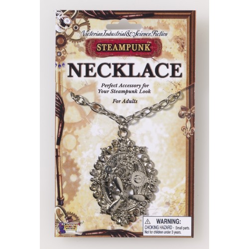   COLLAR ENGRANAJE PLATA STEAMPUNK
