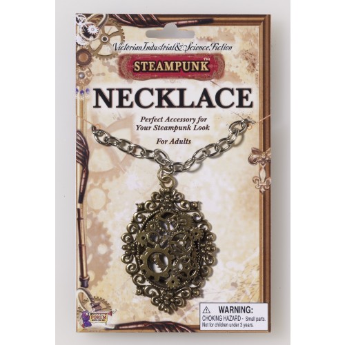   COLLAR ENGRANAJE ORO STEAMPUNK