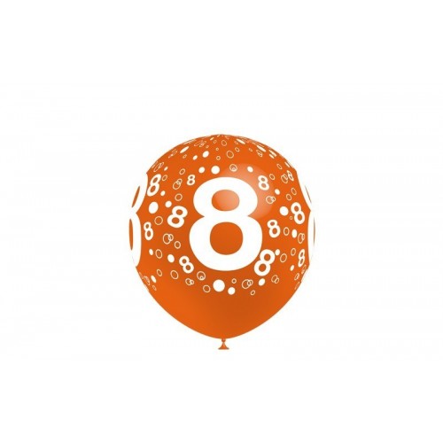 $ 10/U GLOBO IMPRESO N8 HG2008