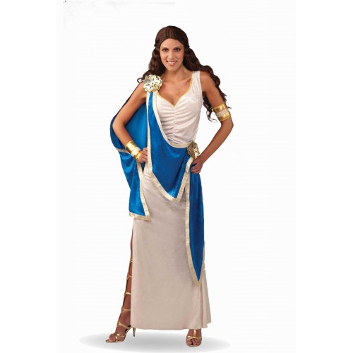  DISFRAZ T-STD DIOSA GRIEGA TOGA AZUL