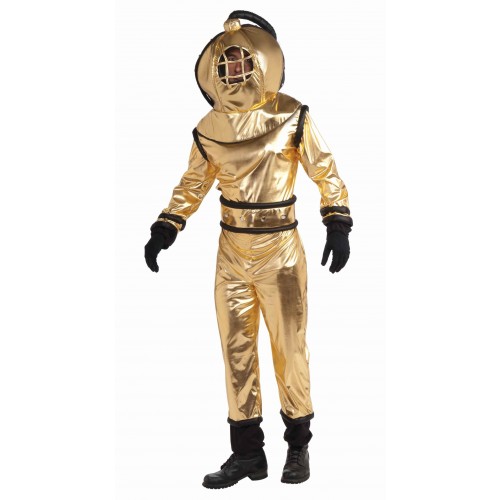 DISFRAZ T-STD BUZO METAL ORO