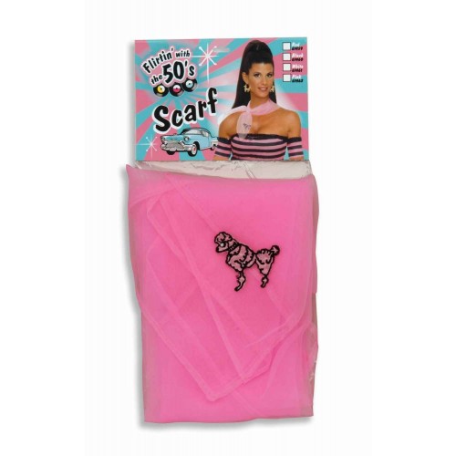 PAÑUELO ROSA CANICHE AÑOS 50