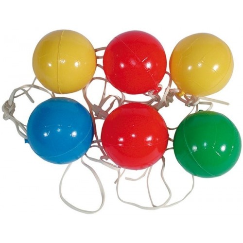 25 PELOTAS CON GOMA COL.SURT