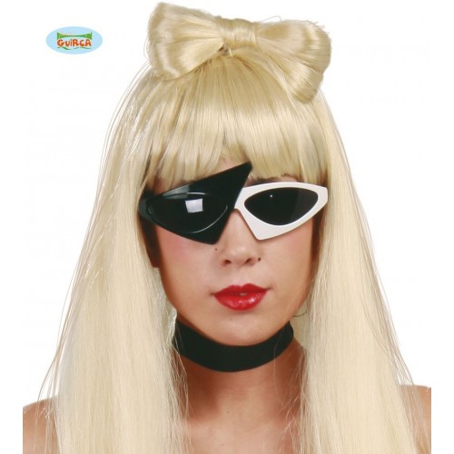 $D GAFAS FORMA BLANCA/NEGRA POP STAR