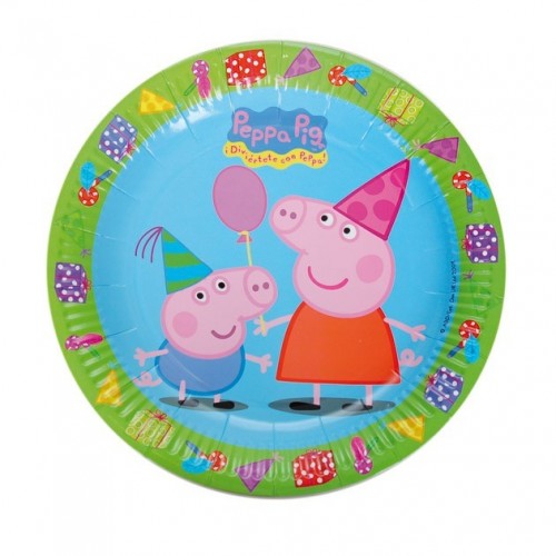   8 PLATOS PEPPA PIG 23CM