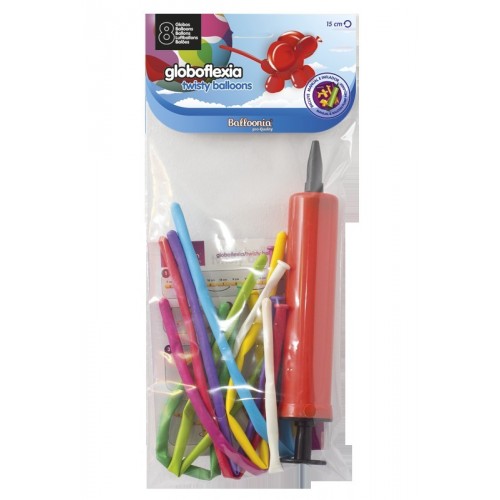   8 GLOBOS HG3001 MODELAR INFLADOR