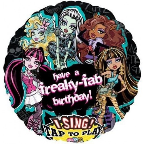 GLOBO MONSTER HIGH H.BIRTHDAY C/MUSICA