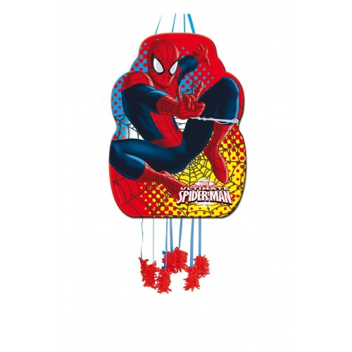 $D   PIÑATA PERFIL SPIDERMAN 33X46CM