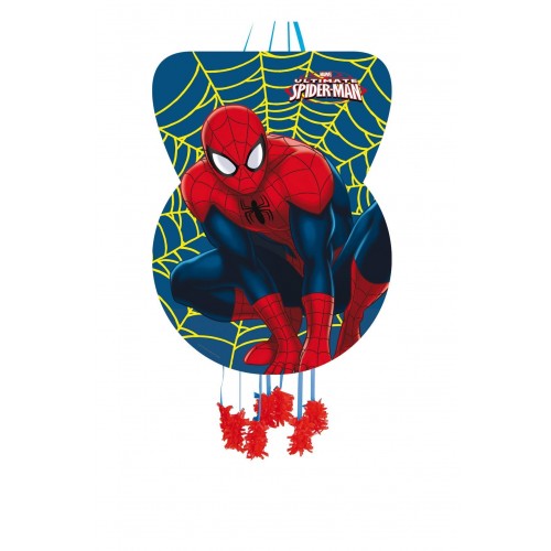 $D   PIÑATA SILUETA SPIDERMAN 46X65