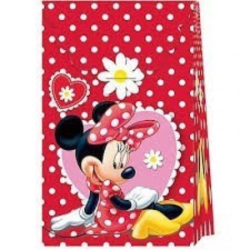 6 BOLSAS CARTON MINNIE LUNARES