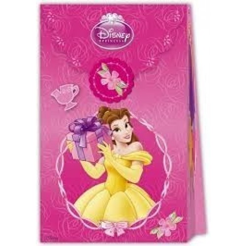 6 BOLSAS CARTON PRINCESAS