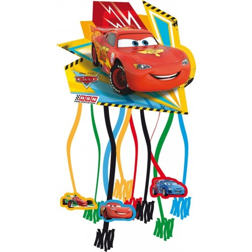   PIÑATA CARTON CARS RSN 26X22CM