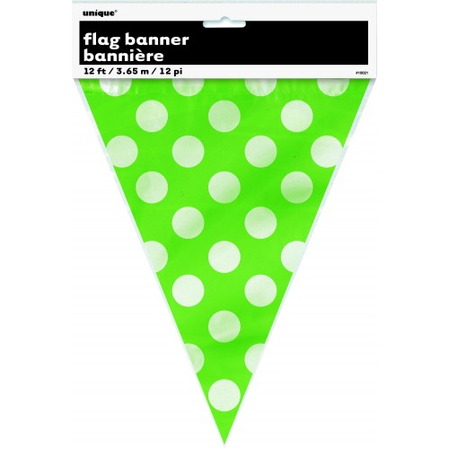  BANDERIN TRIANGULO VERDE TOPO 3,65MT