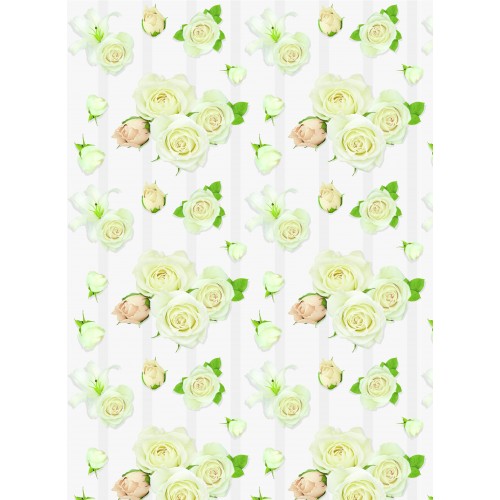 R/PAPEL REGALO ROSAS BODA 76X152CM