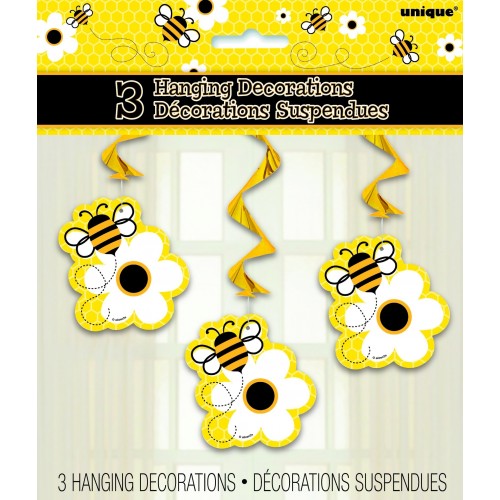 PAQ.3/U TIRAS ESPIRAL METAL ABEJA 66CM