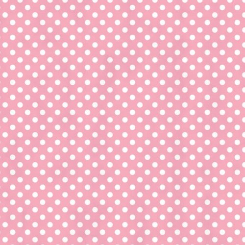PAQ.8/U PAPEL SEDA TOPO ROSA 50,8CM