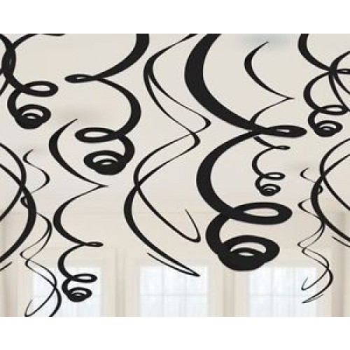 $E PAQ.12/U TIRA ESPIRAL NEGRO 55,88CM