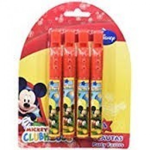 $D   4 FLAUTAS MICKEY MOUSE