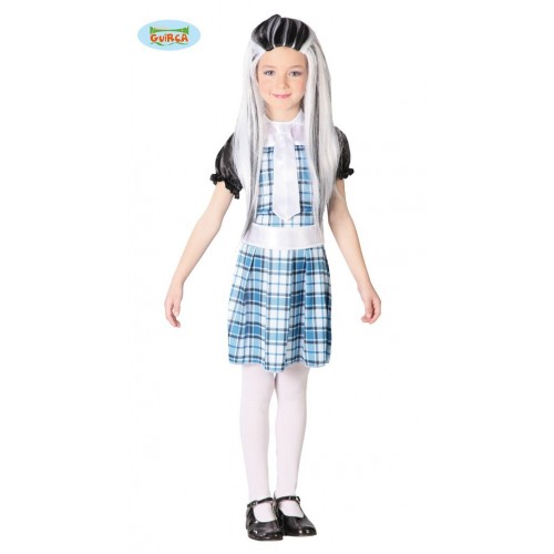 $DDISFRAZ 4A6AÑO SCHOOL GIRL MONSTRUO