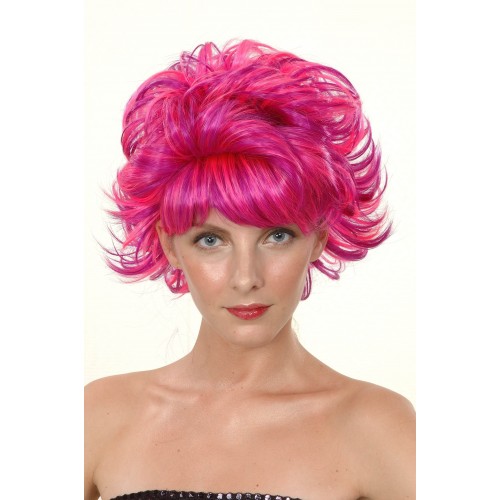 PELUCA CORTA CHICA FUCSIA