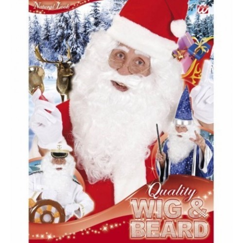   PELUCA BARBA BLANCA PAPA NOEL/MAGO
