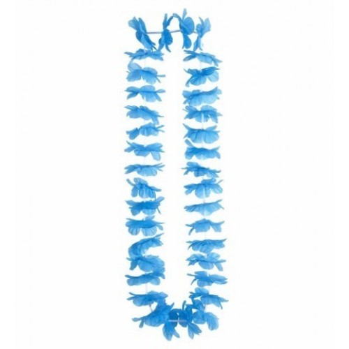   COLLAR HAWAIANO AZUL CLARO
