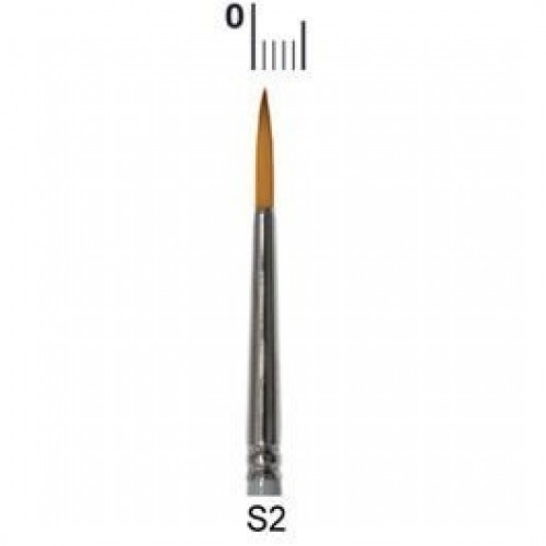 BRUSHES S2=PINCEL PELO ARTIFICIAL 2MM