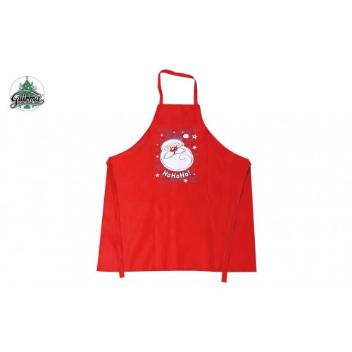 $D DELANTAL ROJO  NOEL HOHOHO