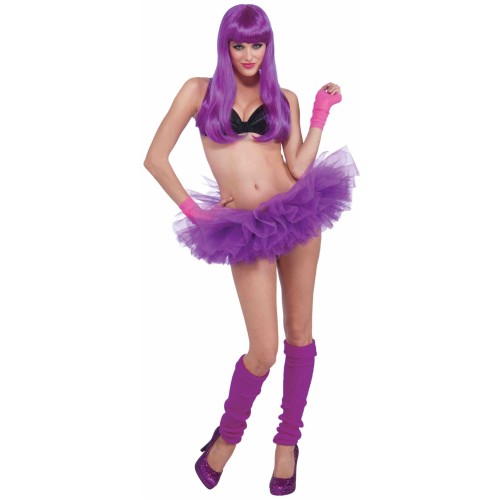 TUTU ADULTO CORTO NEON VIOLETA