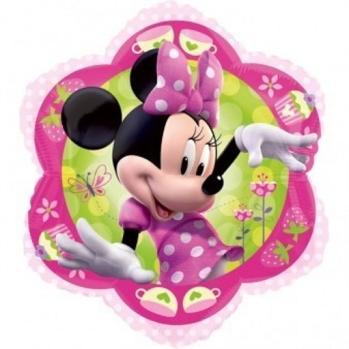 $D    GLOBO 15" FOIL FLOR MINNIE
