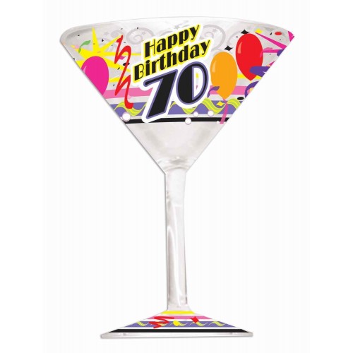 COPA MARTINI HAPPY BIRTHDAY N70 15CM