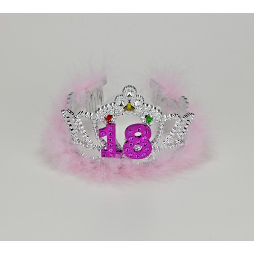 TIARA LUZ MARABU ROSA N18 CUMPLEAÑOS