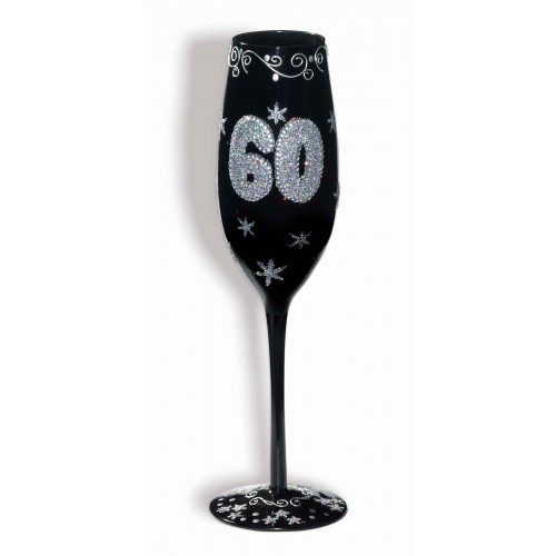 COPA CHAMPAN NEGRA N60 GLITTER 24CM