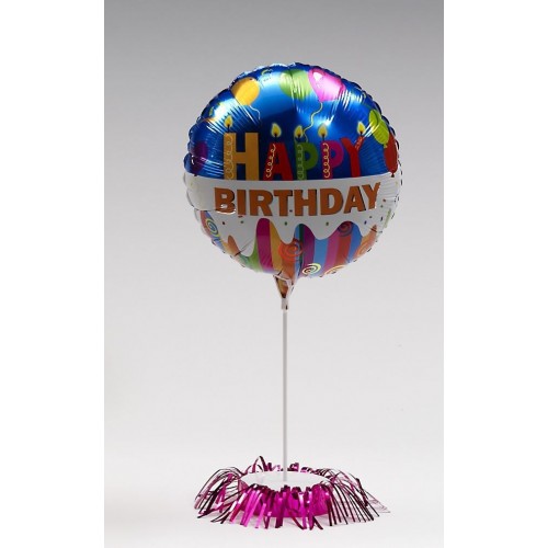 GLOBO PALO 20,8 REDONDO TARTA BIRTHDAY