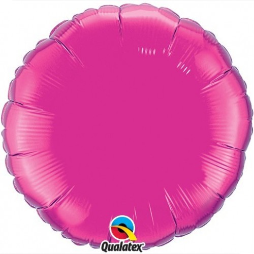   GLOBO 18" FOIL REDONDO FUCSIA