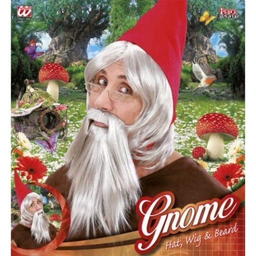 PELUCA CON SOMBRERO GNOMO