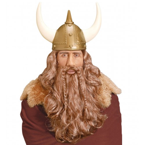 PELUCA BARBA BIGOTE VIKINGO