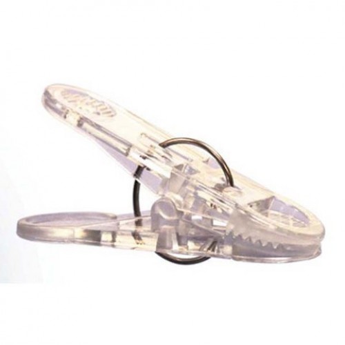 CLIP PINZA PARA GLOBOS TRANSPARENTE