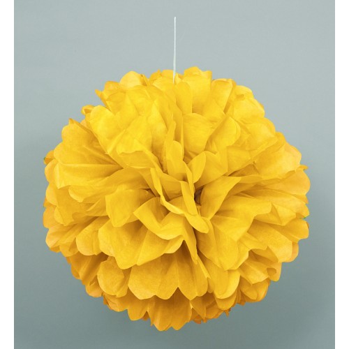   BOLA POMPON AMARILLO 40,64CM