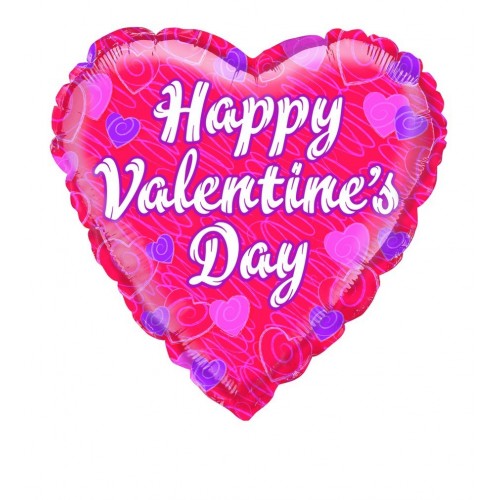 GLOBO 18 FORMA CORAZON H. VALENTINE DAY